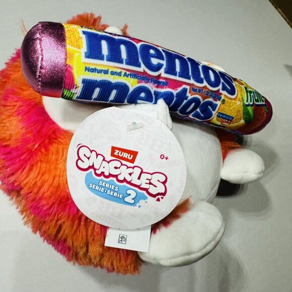 Snackles 8" HEIDI HEDGEHOG Fruit Mentos Plush Series 2 NEW - Picture 9 of 9